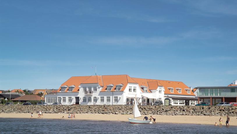 Hjerting badehotel på stranden 