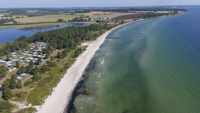 Campingground Feddet Strand on South Zealand