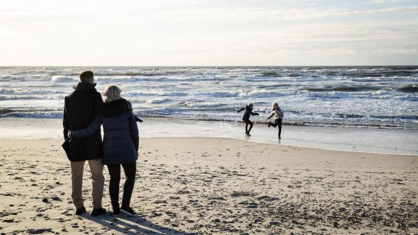 Familie ved Hvide Sande