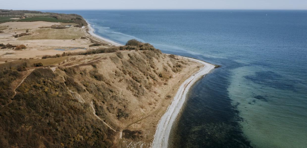 Jernhatten in Djursland in de Aarhus Regio, Denemarken