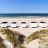 Badehus ved Løkken Strand i Nordjylland, Danmark