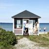 Aerøskøbing strand op het eiland Ærø in de Zuid-Funen Archipel in Denemarken