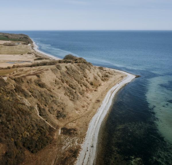 Jernhatten in Djursland in de Aarhus Regio, Denemarken