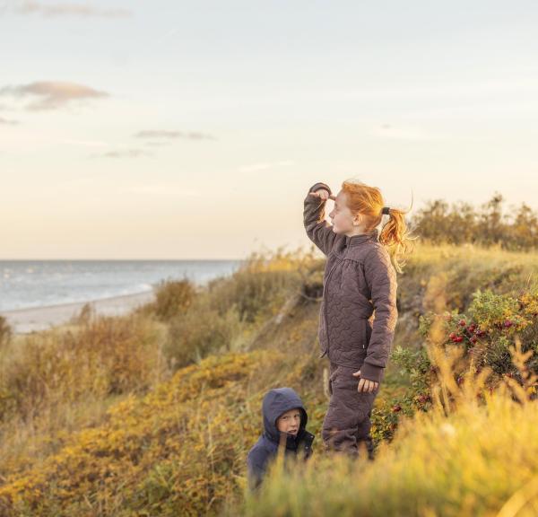 Children on Sæby beach in North Jutland