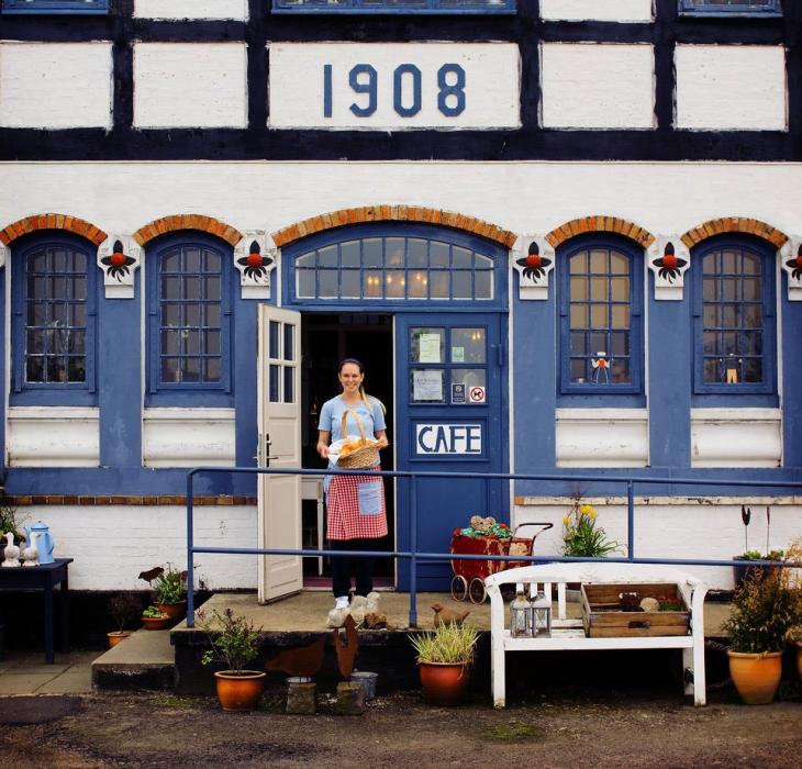 Fru Petersens Café i Østermarie, Bornholm